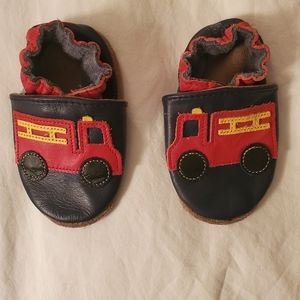 Robeez Soft Sole Fire Truck shoes